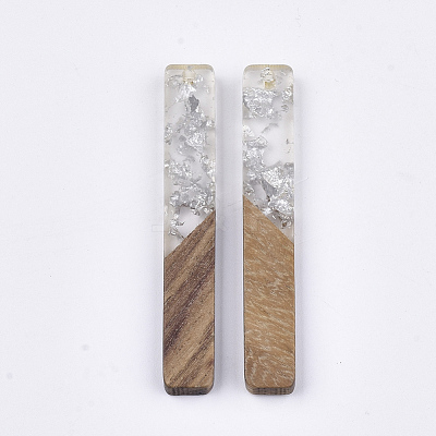 Resin & Walnut Wood Big Pendants X-RESI-S358-39I-1