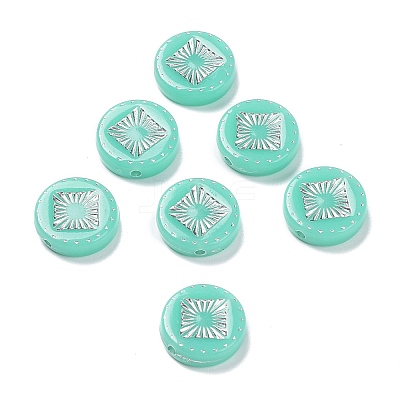 Opaque Acrylic Beads LS-OACR-G016-07D-1