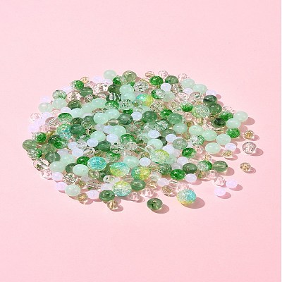 DIY Round Acrylic Beads Bracelets Making Kits DIY-FS0007-02D-1