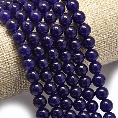 Natural Malaysia Jade Beads Strands G-L645-C01-8mm-07-1