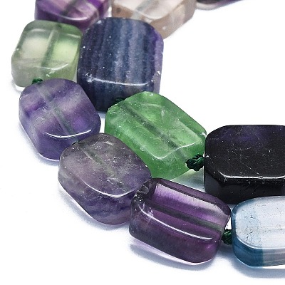 Natural Fluorite Beads Strand G-K245-J19-01-1