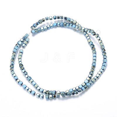 Electroplate Non-magnetic Synthetic Hematite Bead Strands G-Q467-11G-1