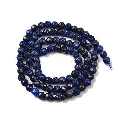 Natural Lapis Lazuli Beads Strands G-G059-4mm-1