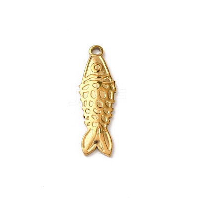 304 Stainless Steel Pendants STAS-I348-01G-01-1