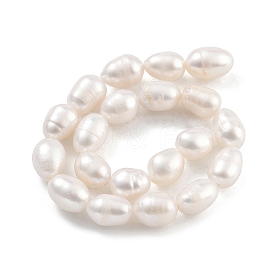 Natural Cultured Freshwater Pearl Beads Strands PEAR-P062-08H-1