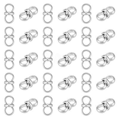 30Pcs 304 Stainless Steel Connector Charms STAS-UN0063-90-1