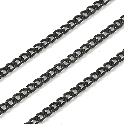 Ion Plating(IP) 304 Stainless Steel Curb Chains CHS-L001-59-0.6mm-B-1