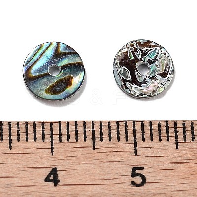 Natural Paua Shell Pendants SSHEL-D084-09A-1