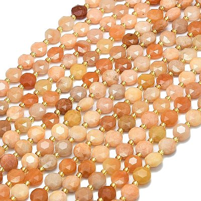 Natural Red Aventurine Beads Strands G-C116-A69-02-1