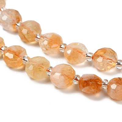 Heated Natural Citrine Beads Strands G-B153-A09-1