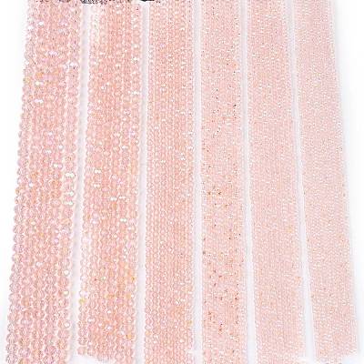 Electroplate Glass Beads Strands EGLA-A044-T1mm-L22-1