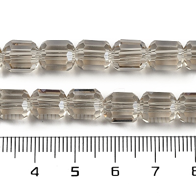 Electroplate Glass Beads Strands GLAA-G112-07C-1