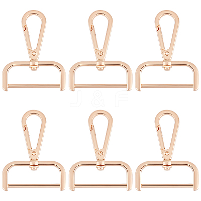10Pcs Alloy Swivel Lobster Claw Clasps FIND-BBC0003-82B-KCG-1