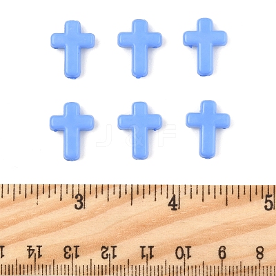 200Pcs Opaque Acrylic Beads SACR-FS0001-39G-1