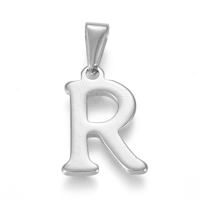 Non-Tarnish 304 Stainless Steel Pendants STAS-F106-95P-R-01-1