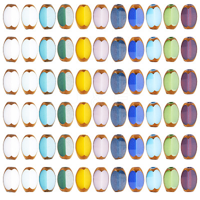 110Pcs 11 Colors Electroplate Glass Beads EGLA-TA0012-98-1