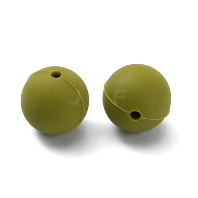 Silicone Beads SIL-WH0012-001F-1