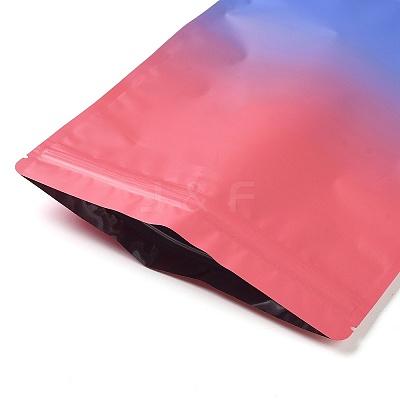 Two Tone Rectangle Plastic Zip Top Gift Bags OPP-B006-01B-03-1