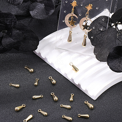 20Pcs 2 Styles Brass Charms KK-BBC0022-49-1