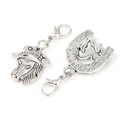 Alloy Pendant Decorations HJEW-GA00004-1