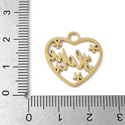 304 Stainless Steel Pendants X-STAS-E501-08G-1