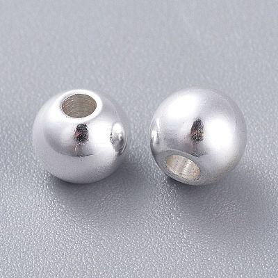 201 Stainless Steel Beads STAS-K210-42D-S-1