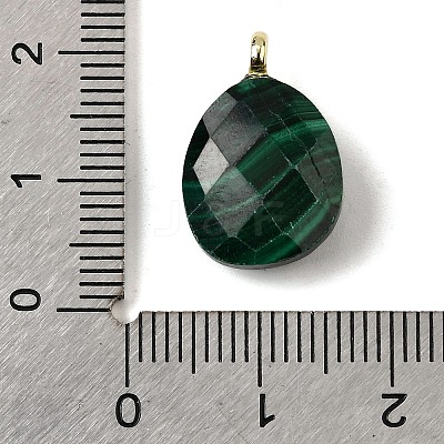 Natural Malachite Pendants G-Z090-01G-09-1
