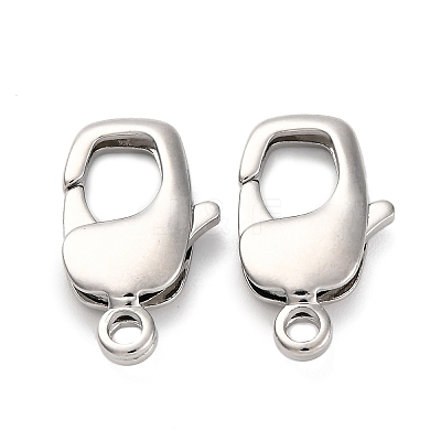 Brass Lobster Claw Clasps KK-H513-01B-P-1