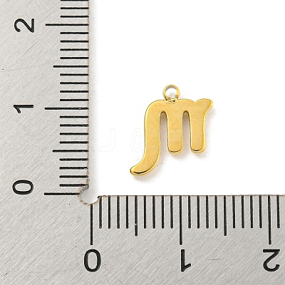 Real 18K Gold Plated PVD Vacuum Plating 304 Stainless Steel Pendants STAS-L278-002G-08-1