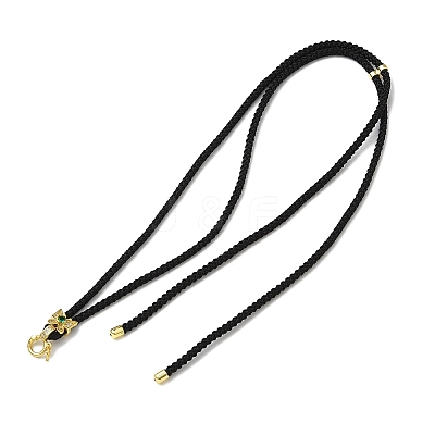 Nylon Cord Necklaces Findings KK-Q019-09G-01-1