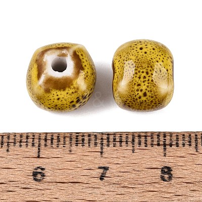 Vintage Handmade Porcelain Beads PORC-N013-18-21-1