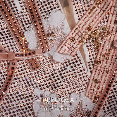 Preciosa® MAXIMA Crystal Round Stones Y-PRC-RBSS12-00030-242-1