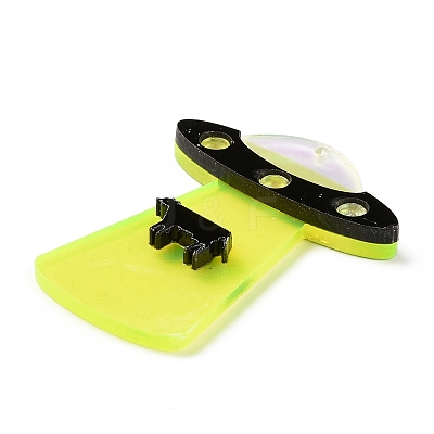 Transparent Acrylic Pendants LS-OACR-B001-04-1