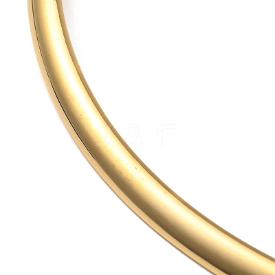 PVD Vacuum Plating 202 Stainless Steel Wire Choker Necklace NJEW-H011-06G-1
