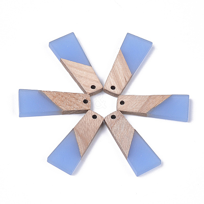 Resin & Wood Pendants RESI-S358-59E-1