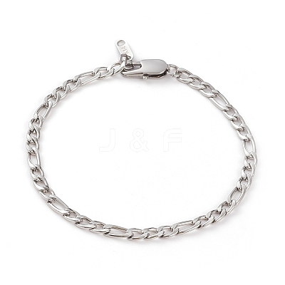 Tarnish Resistant Men's 304 Stainless Steel Figaro Chains BJEW-JB05841-02-1