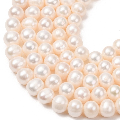 Natural Cultured Freshwater Pearl Beads Strands PA-CBABE82-15E-1