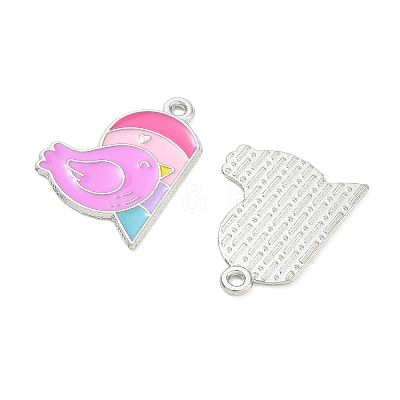 Alloy Enamel Pendants AL-CBA292F-01K-P-1