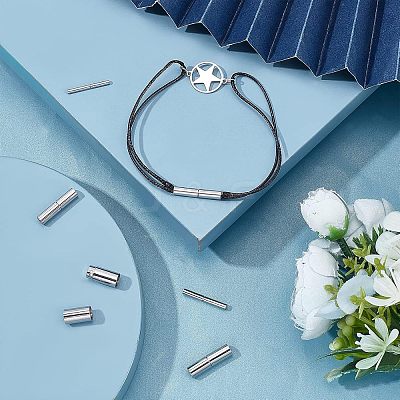 6 Sets 6 Styles 304 Stainless Steel Bayonet Clasps STAS-UN0037-37-1