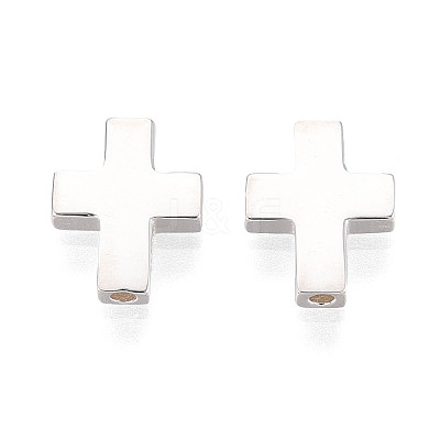 925 Sterling Silver Religion Cross Beads STER-N016-122S-1