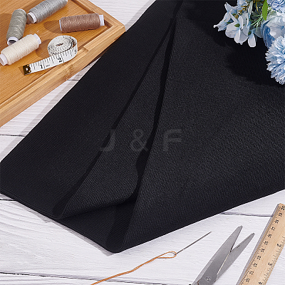 Cotton Ribbing Fabric FIND-WH0152-411A-1