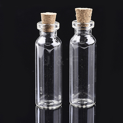Glass Jar Glass Bottles Bead Containers AJEW-S074-01D-1