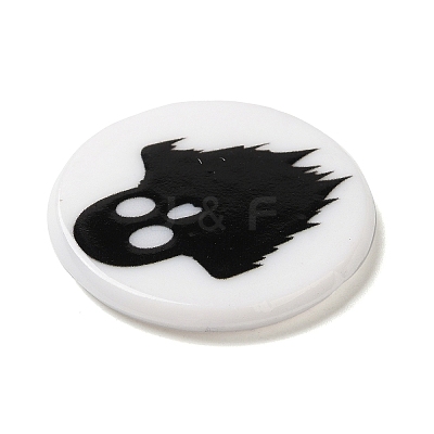 Halloween Series Acrylic Cbabochons OACR-M012-17-1