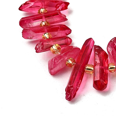 Natural Quartz Crystal Beads Strands G-F800-E10-1