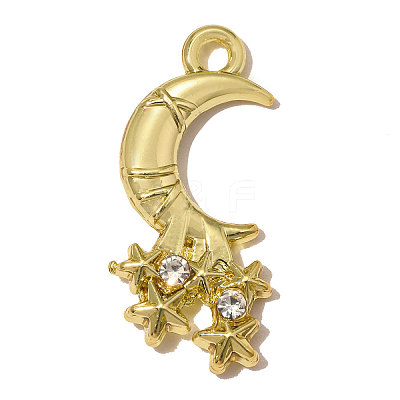 Zinc Alloy with Crystal Rhinestone Pendants RB-OY001-73G-1