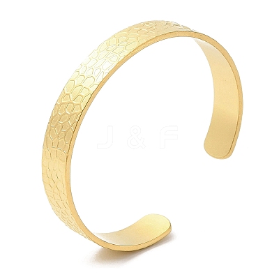 Ion Plating(IP) 304 Stainless Steel Bangles BJEW-L682-024G-1