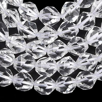 Synthetic Quartz Crystal Beads Strands G-Z119-A42-01-1