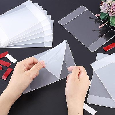 Acrylic Table Card Display Frame AJEW-WH0026-02E-1