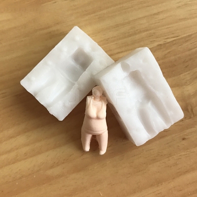 DIY Silicone Craft Doll Body Mold DIY-I082-01-1