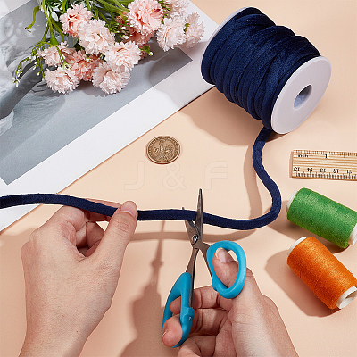 Velvet Cord with Spools DIY-OC0009-07-1